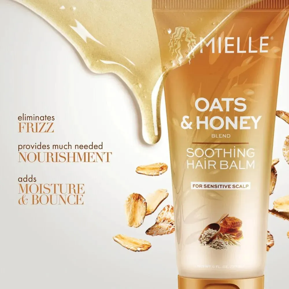 Mielle Oats & Honey Soothing Hair Balm 6oz - Image 3