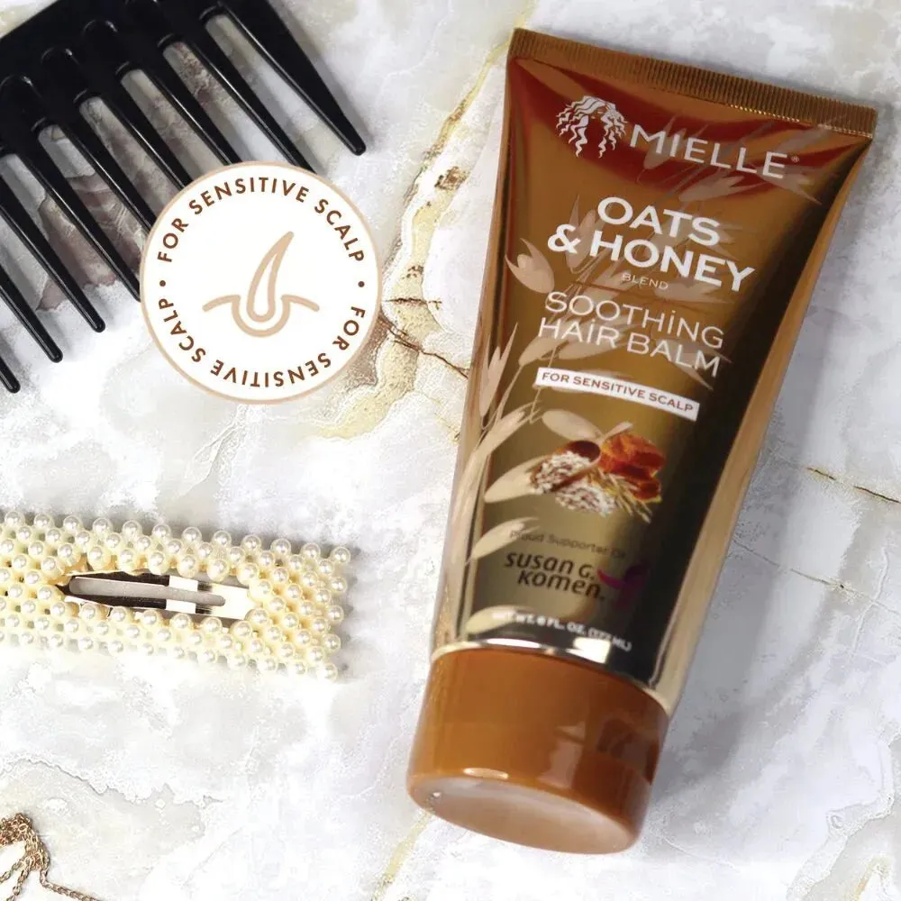 Mielle Oats & Honey Soothing Hair Balm 6oz - Image 4