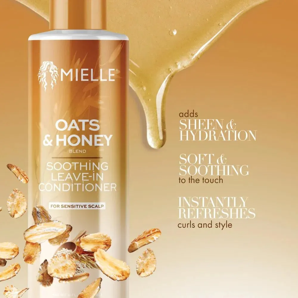 Mielle Oats & Honey Soothing Leave-In Conditioner Spray 6oz - Image 4