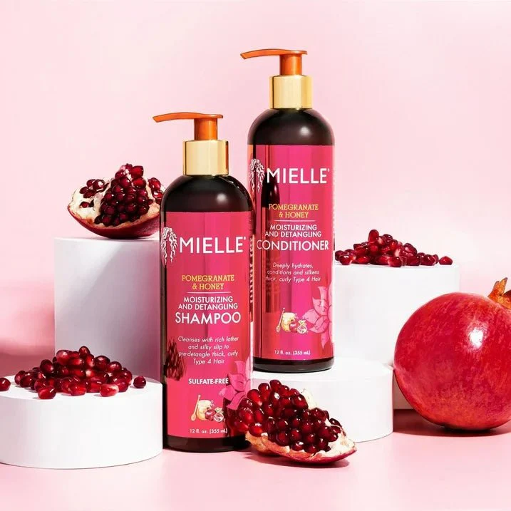 Mielle Organics Pomegranate & Honey Shampoo – Moisturizing – 12oz - Image 7