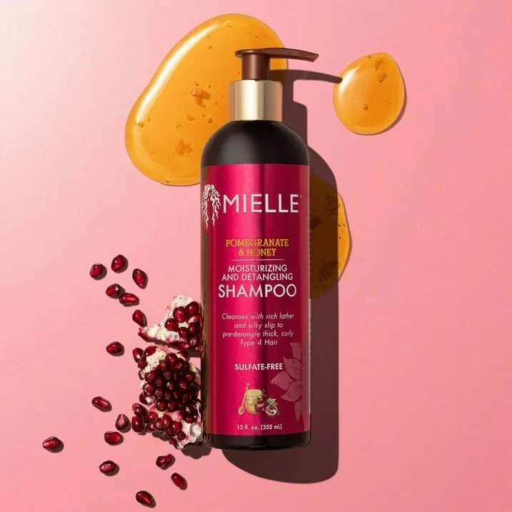 Mielle Organics Pomegranate & Honey Shampoo – Moisturizing – 12oz - Image 4
