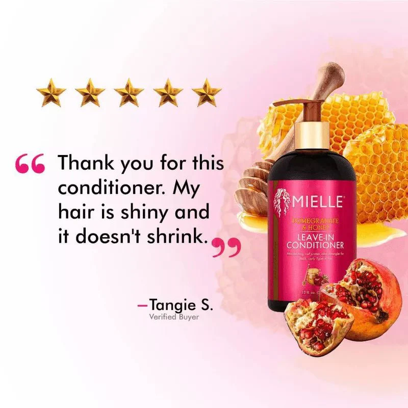 Mielle Organics Pomegranate & Honey Shampoo – Moisturizing – 12oz - Image 5