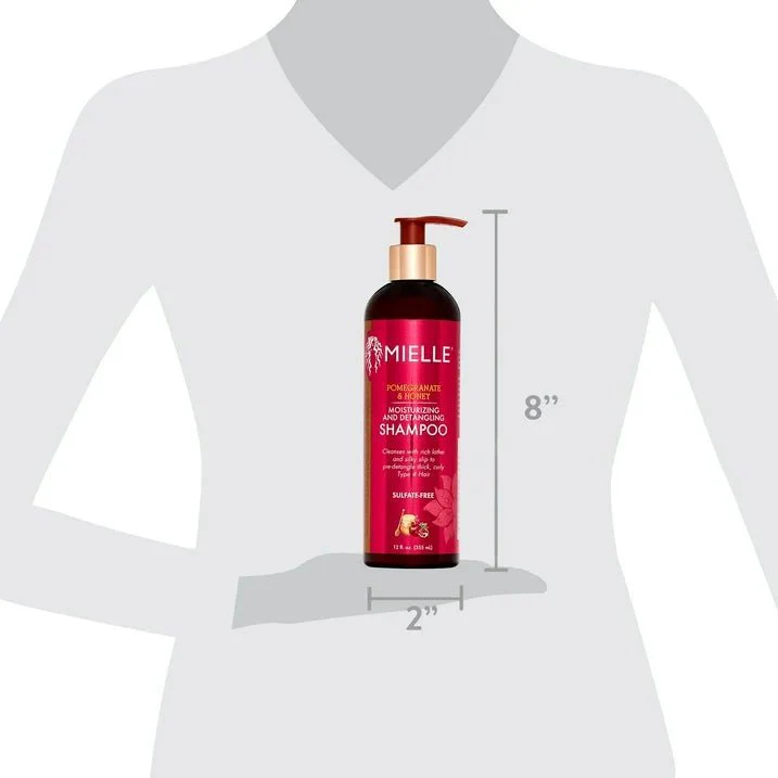 Mielle Organics Pomegranate & Honey Shampoo – Moisturizing – 12oz - Image 6
