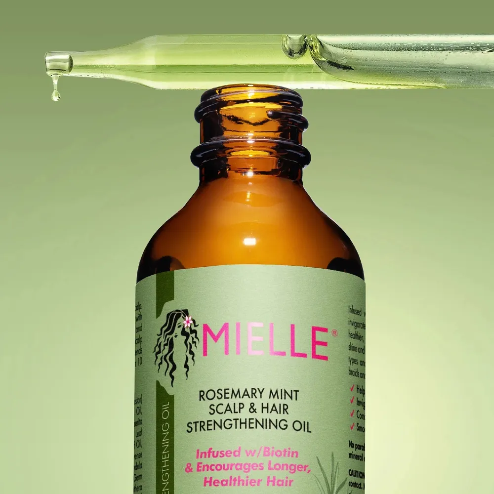 Mielle Rosemary Mint Scalp & Hair Strengthening Oil 2oz - Image 3