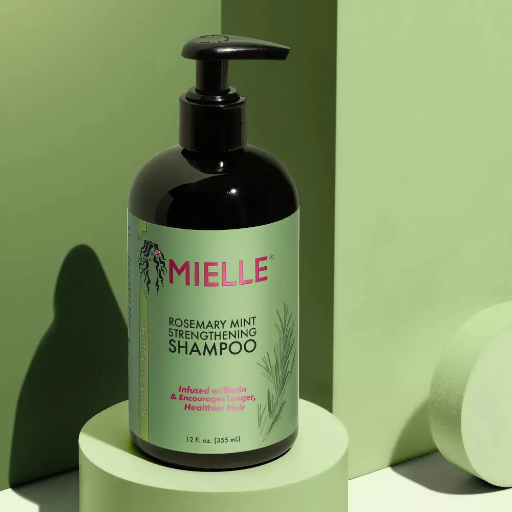 Mielle Rosemary Mint Strengthening Shampoo & Conditioner – 20 fl oz - Image 2
