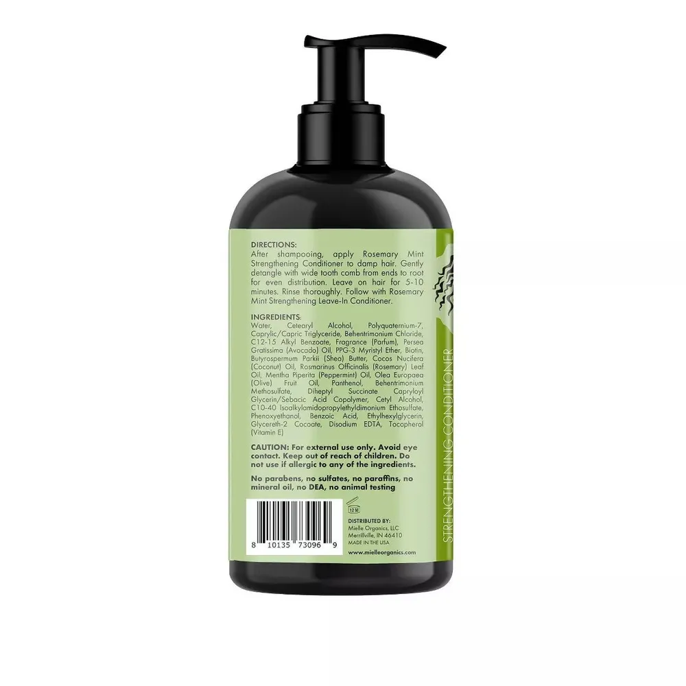 Mielle Rosemary Mint Strengthening Shampoo & Conditioner – 20 fl oz - Image 4