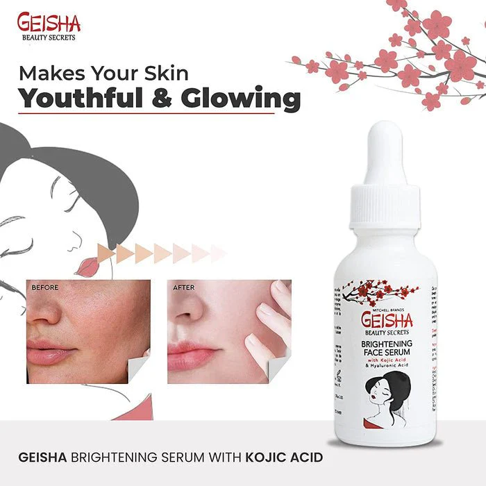 Geisha Beauty Secrets Kojic Acid Face Serum - 1oz - Image 7