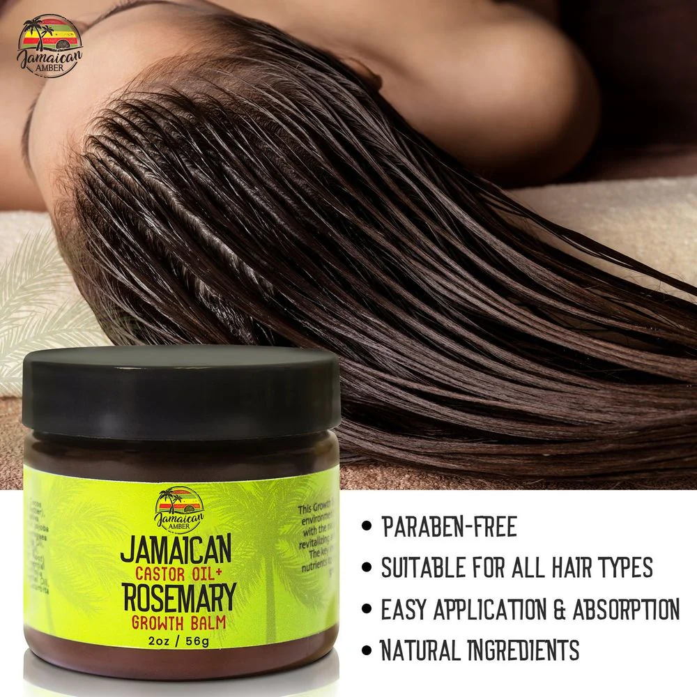 Mitchell Jamaican Hair Balm - Castor + Rosemary 2oz - Image 4