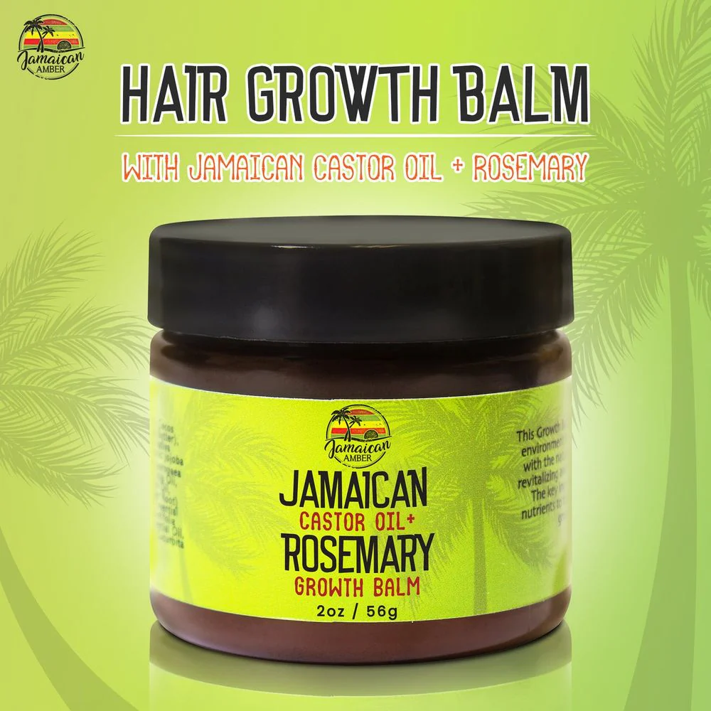 Mitchell Jamaican Hair Balm - Castor + Rosemary 2oz - Image 9