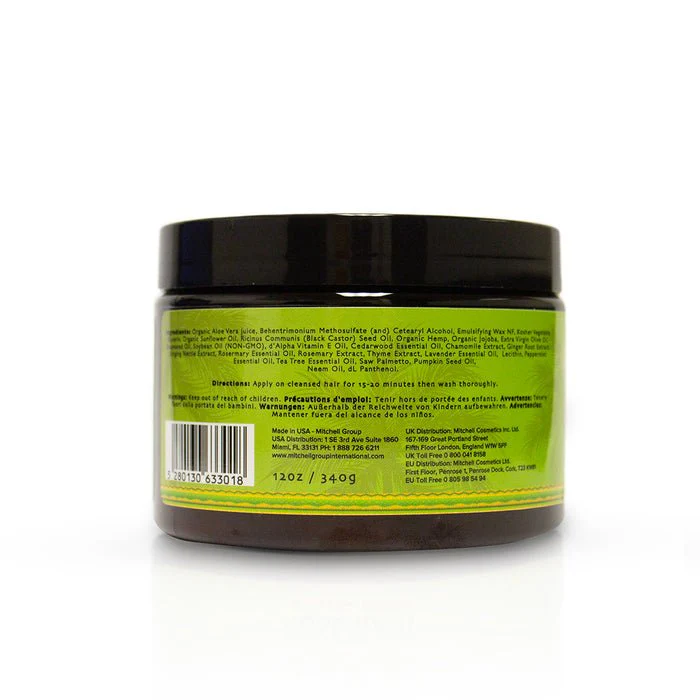 Mitchell  Jamaican Castor Oil+ Rosemary Hair Masque 12oz - Image 2
