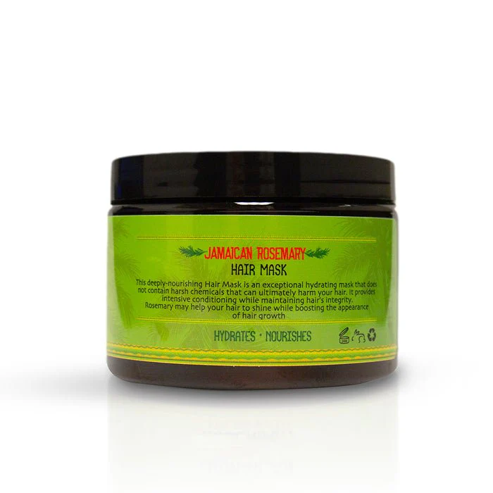 Mitchell  Jamaican Castor Oil+ Rosemary Hair Masque 12oz - Image 3