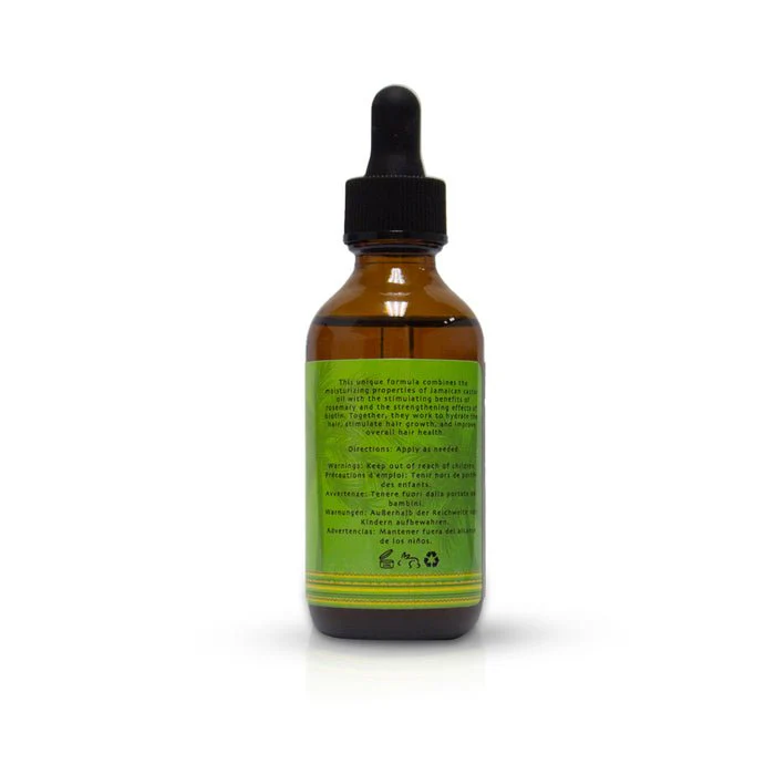Mitchell Jamaican Castor Oil+ Rosemary Hair Oil 2oz - Image 3