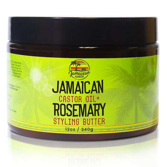 Mitchell Jamaican Amber Castor Oil & Rosemary Butter - 12oz