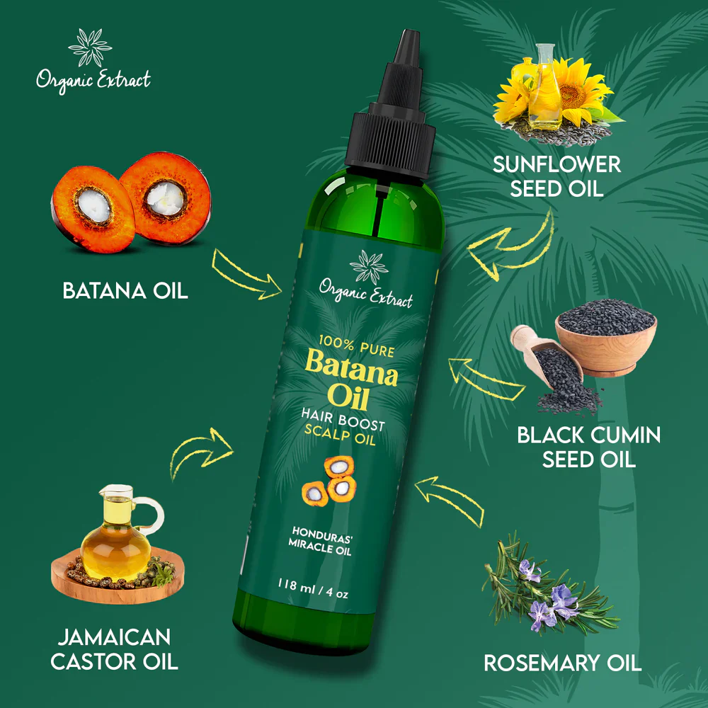 Mitchell Organic Batana Hair Growth Oil – 4oz - Image 4