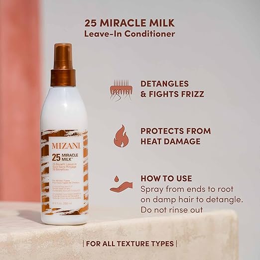 Mizani 25 Miracle Milk Leave-In Conditioner - Coconut Oil 13.5oz - Image 2
