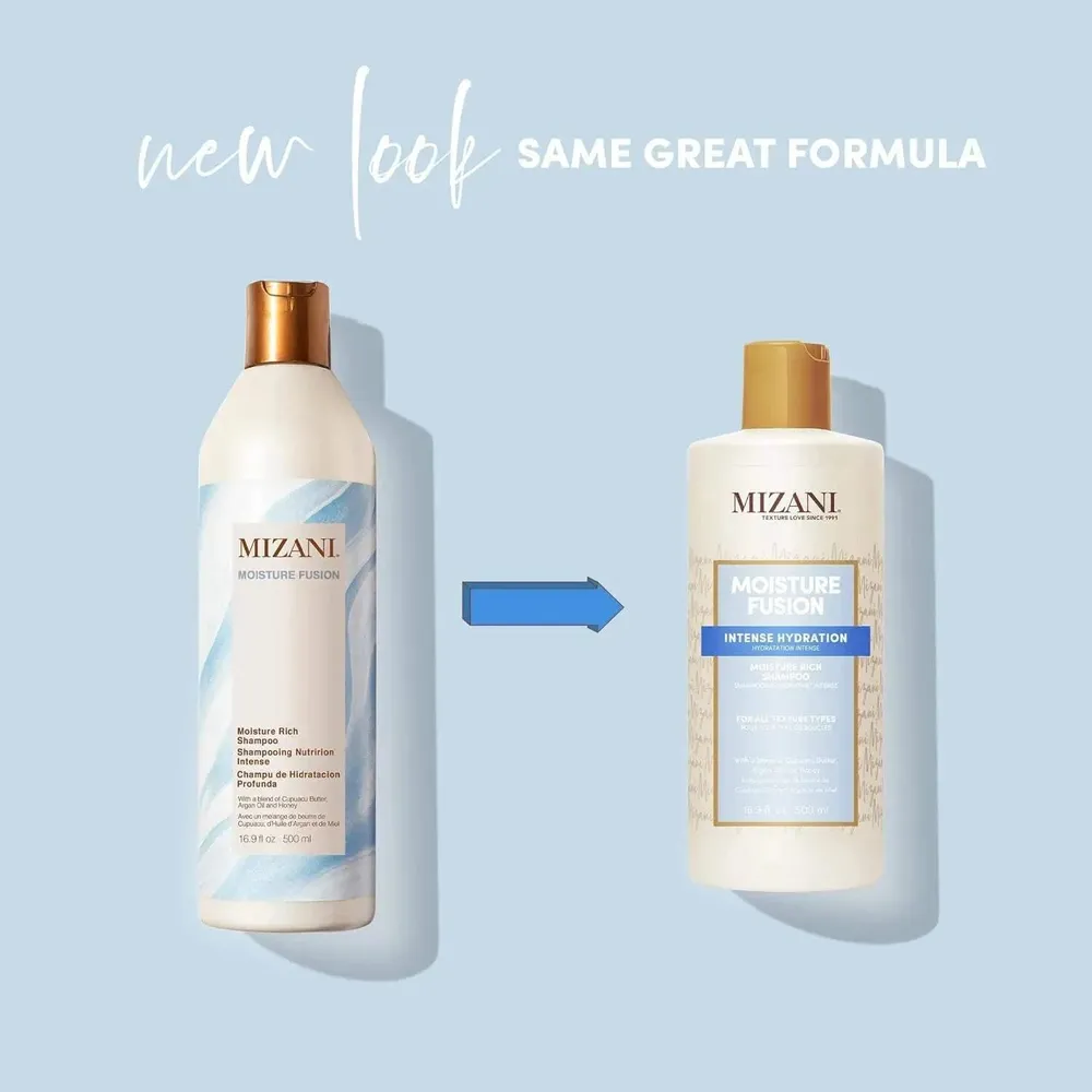 Mizani Moisture Fusion Shampoo - Hydrating for Curly Hair 16.9oz - Image 6