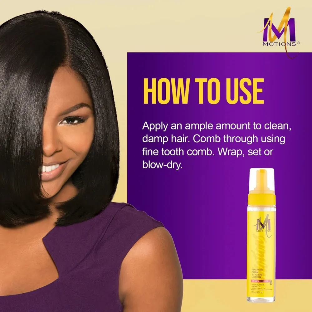 Motions Style & Create Versatile Foam Styling Lotion – 8.5 fl oz - Image 5
