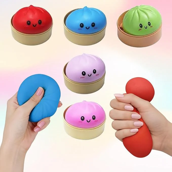 Mystery Steamed Bun Squishies Toy Stress Relief - Image 5