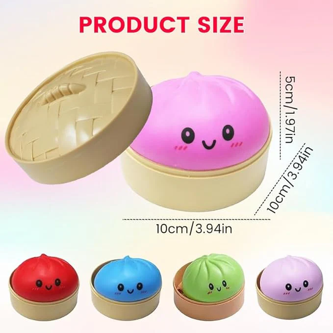 Mystery Steamed Bun Squishies Toy Stress Relief - Image 6