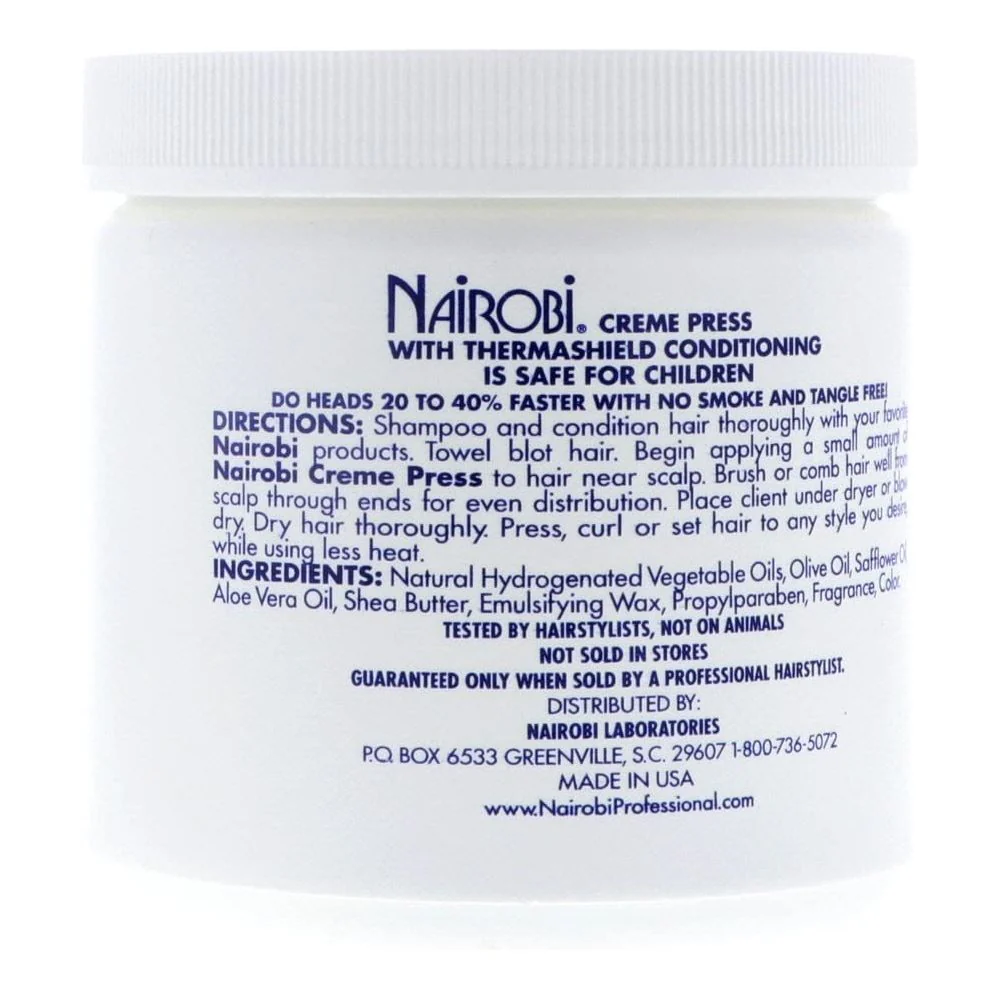 Nairobi Smokeless Detangling Creme Press 16 oz - Image 2