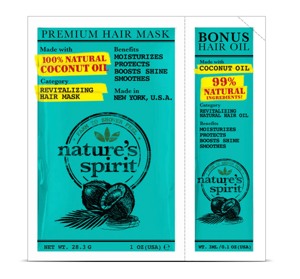 Natures Spirit Coconut Hair Mask & Oil