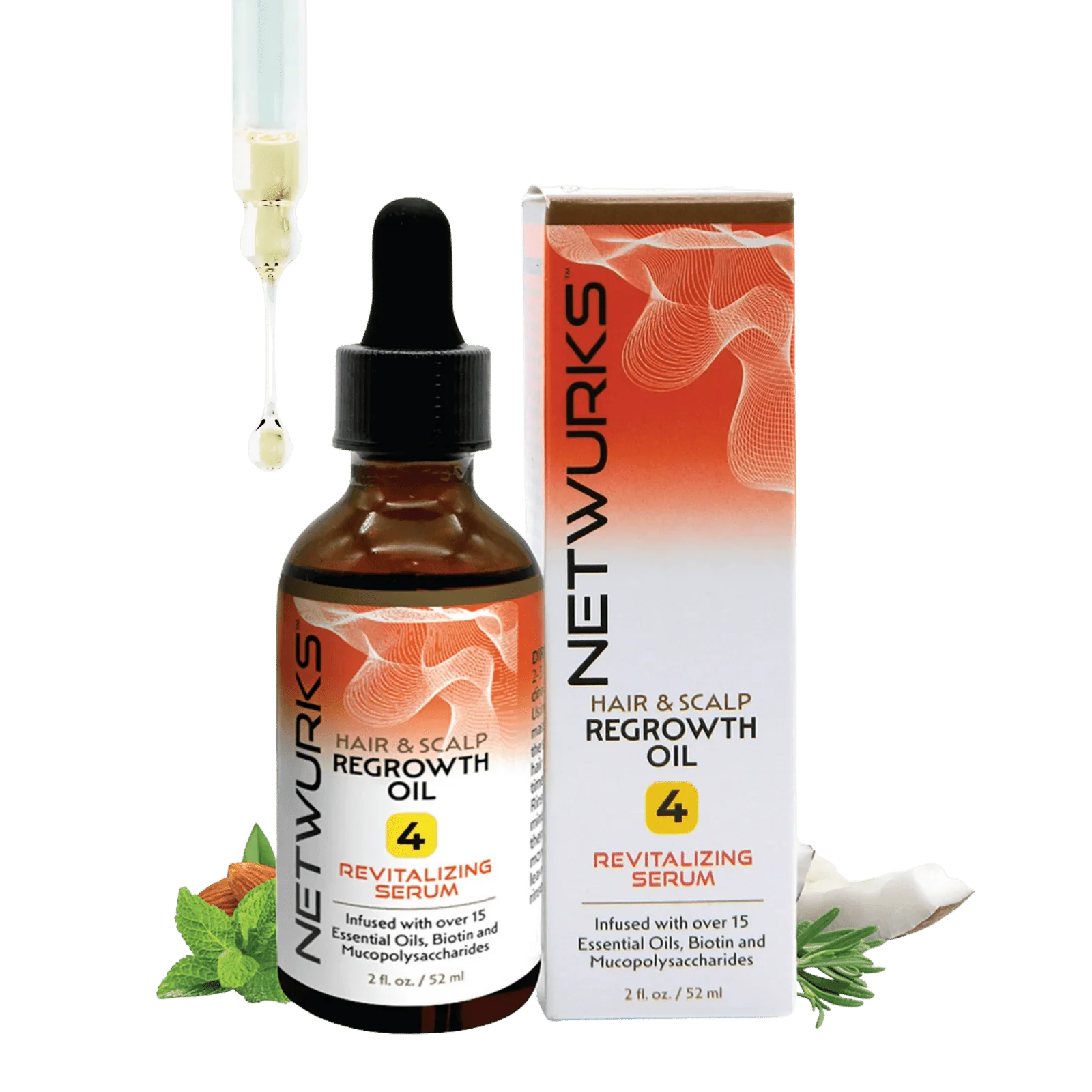 Netwurks Hair & Scalp Regrowth Oil – 2oz
