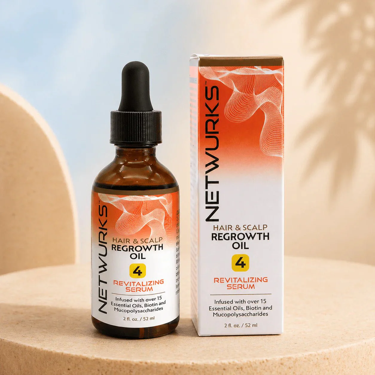 Netwurks Hair & Scalp Regrowth Oil – 2oz - Image 2