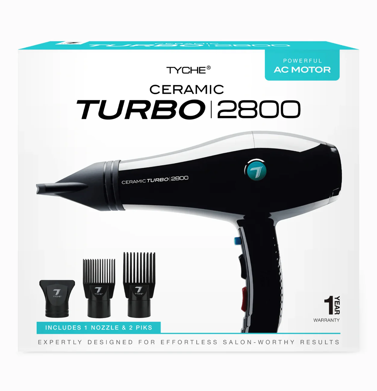 Nicka K Ceramic Turbo 2800 Hair Dryer – AC Motor - Image 4