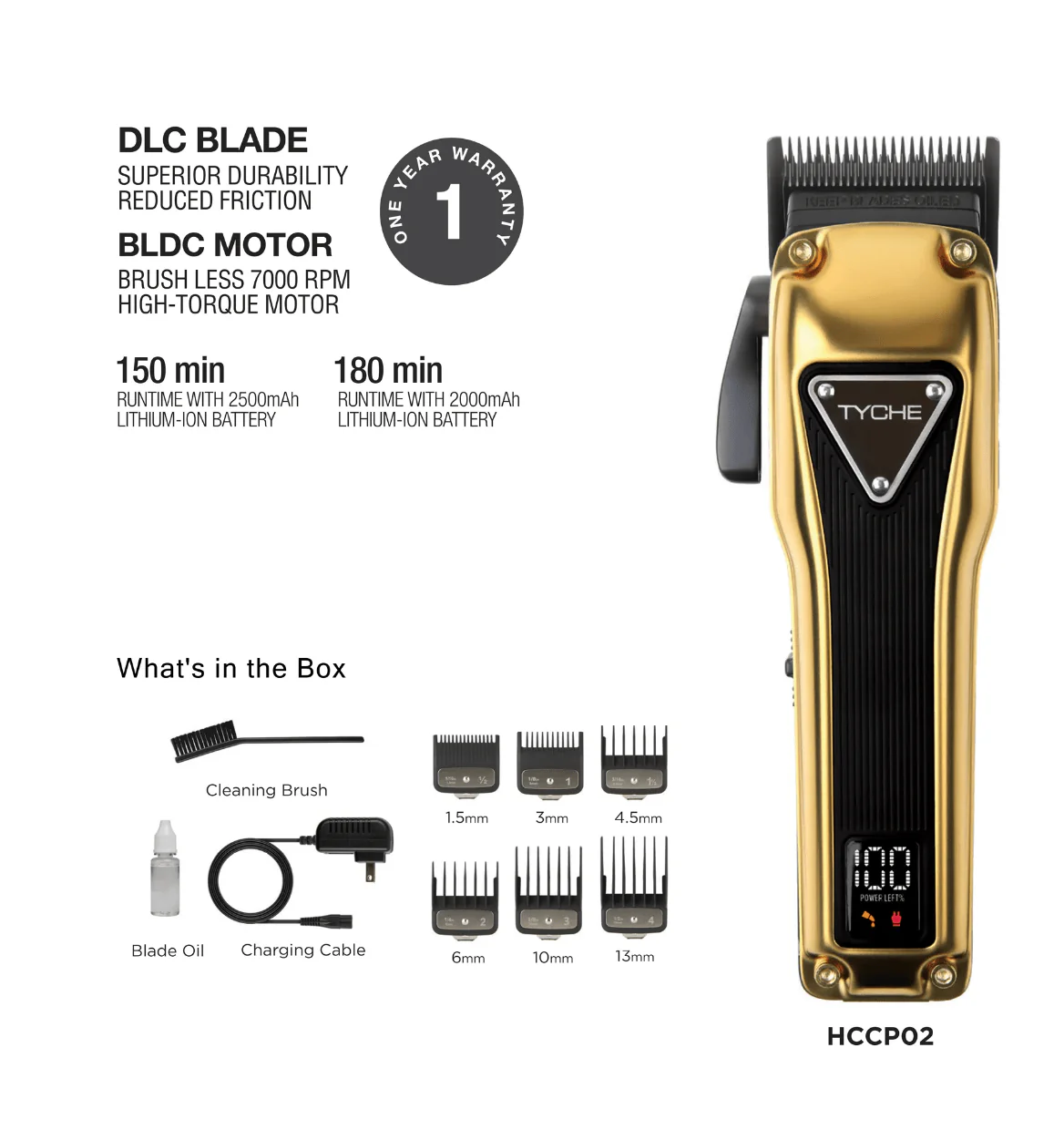 Nicka K New York Carbon Blade DLC Clipper & Trimmer – Cordless - Image 6