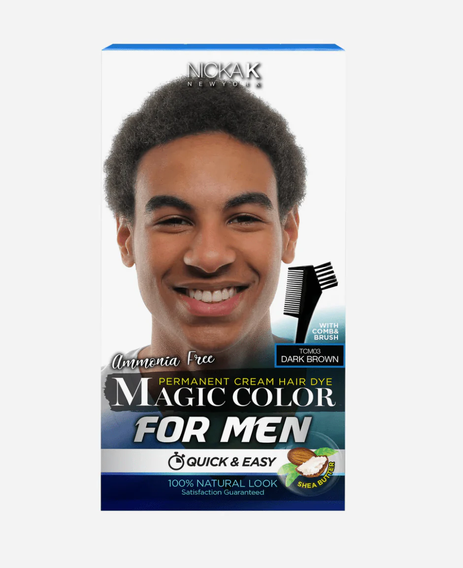 Nicka K New York Magic Color For Men Permanent Hair Dye - Image 3