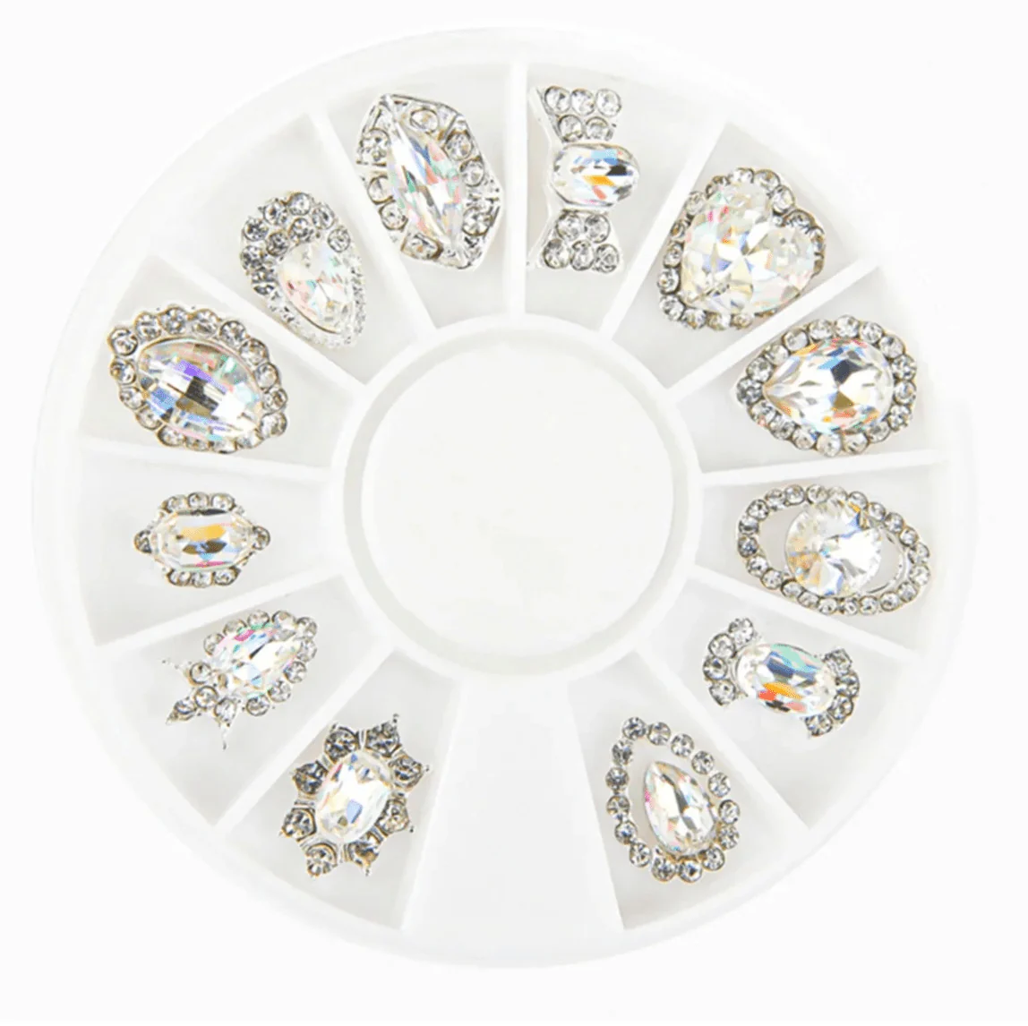Nicka K New York Nail Art DIY Rhinestone Round Case - Image 3