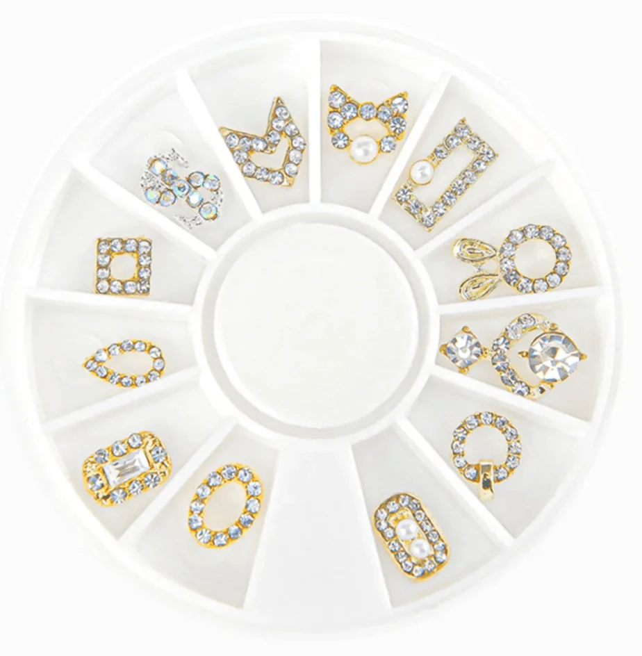 Nicka K New York Nail Art DIY Rhinestone Round Case - Image 4