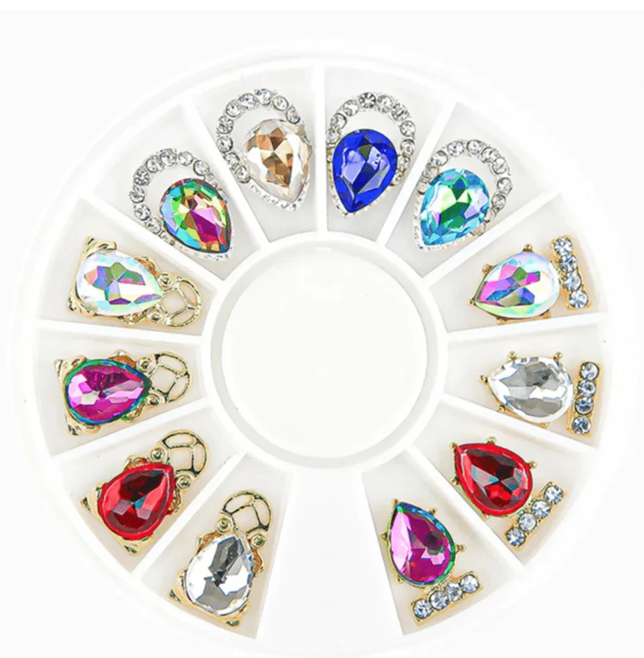 Nicka K New York Nail Art DIY Rhinestone Round Case - Image 5