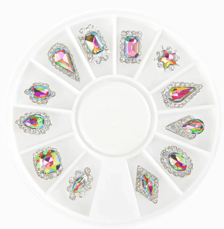 Nicka K New York Nail Art DIY Rhinestone Round Case - Image 7