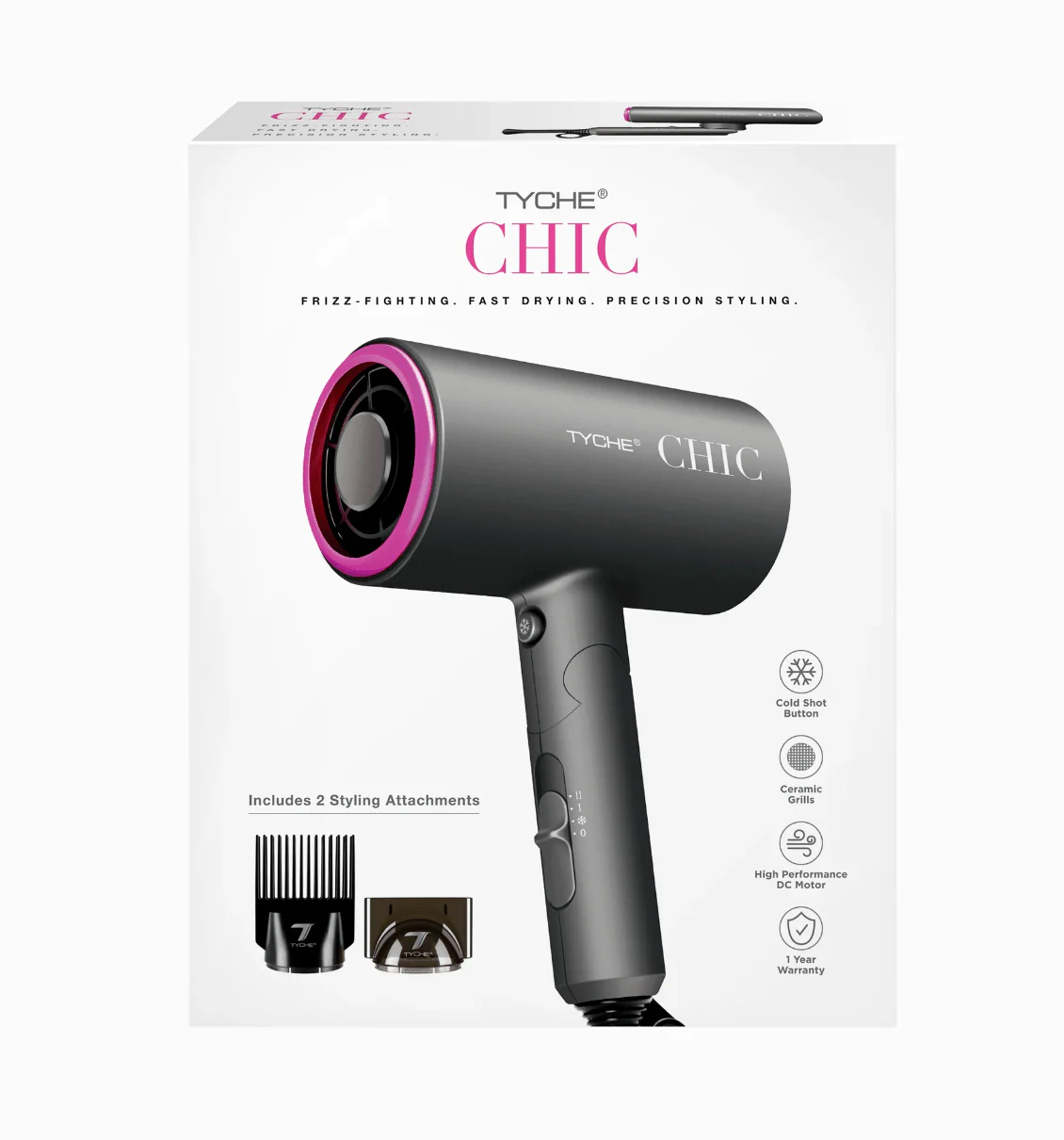 Tyche Chic Dryer - 2 Attachments - Image 6