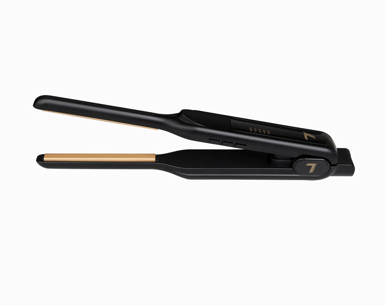 Nicka K Tyche Gold Ceramic Flat Iron – 3/10"
