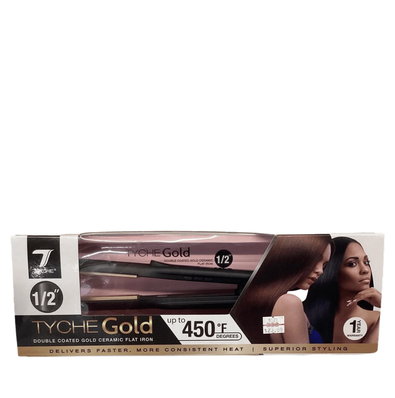Nicka K Tyche Gold Ceramic Flat Iron β Double Coated Plates - Image 2