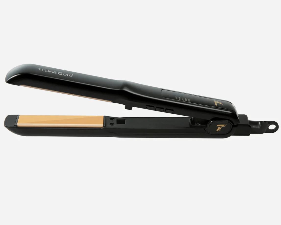 Nicka K Tyche Gold Ceramic Flat Iron β Double Coated Plates - Image 3