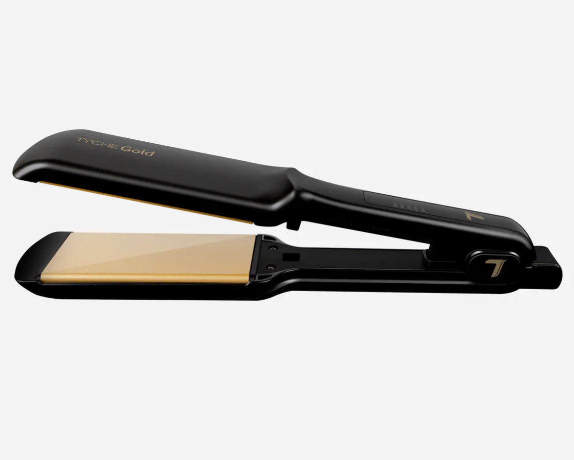 Nicka K Tyche Gold Ceramic Flat Iron β Double Coated Plates - Image 6