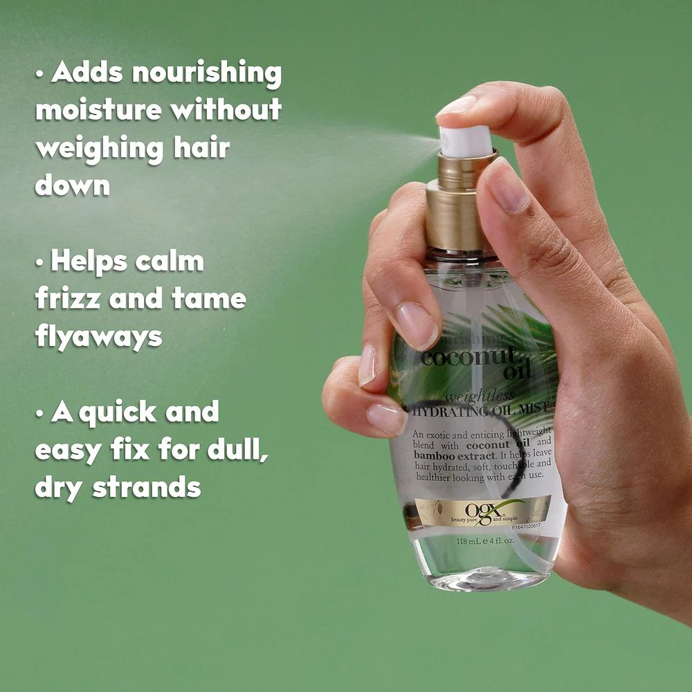 OGX Weightless Hydrating Oil Mist - 4 oz - Image 6