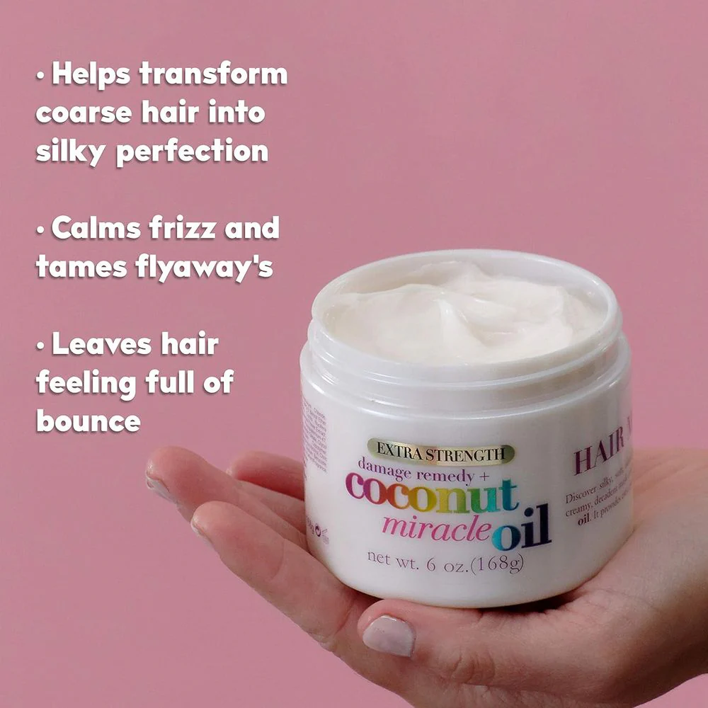 OGX Extra Strength Coconut Miracle Oil Hair Mask - 6 oz - Image 6