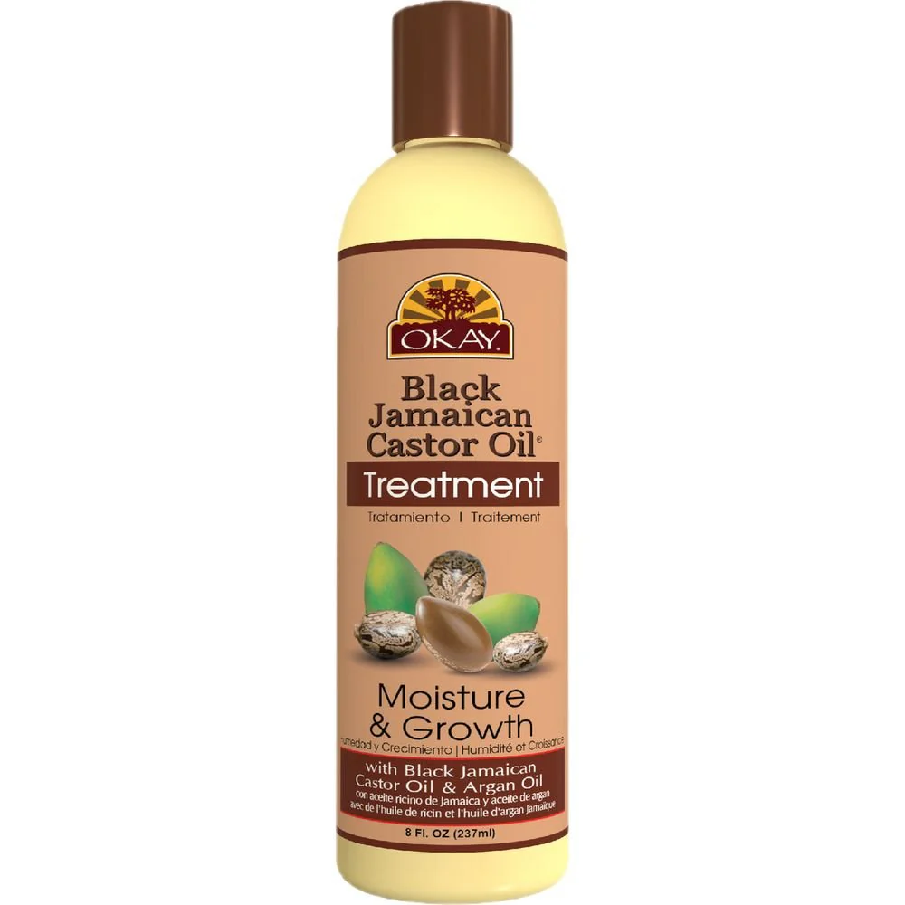 Okay Black Jamaican Castor Oil Moisture Growth Treatment 8oz