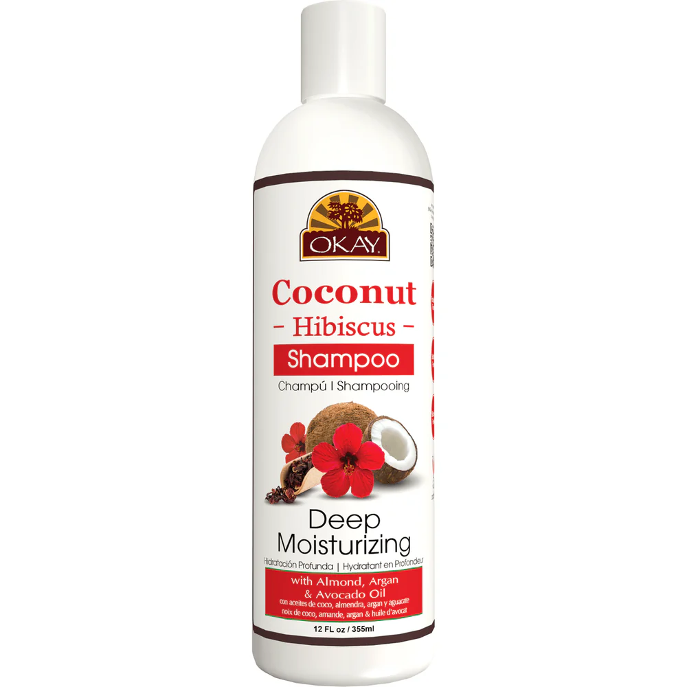 OKAY Coconut and Hibiscus Shampoo 12oz