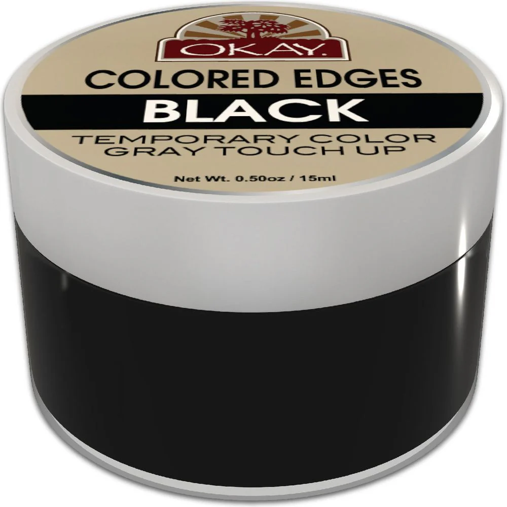 OKAY Colored Edges Black 0.5oz