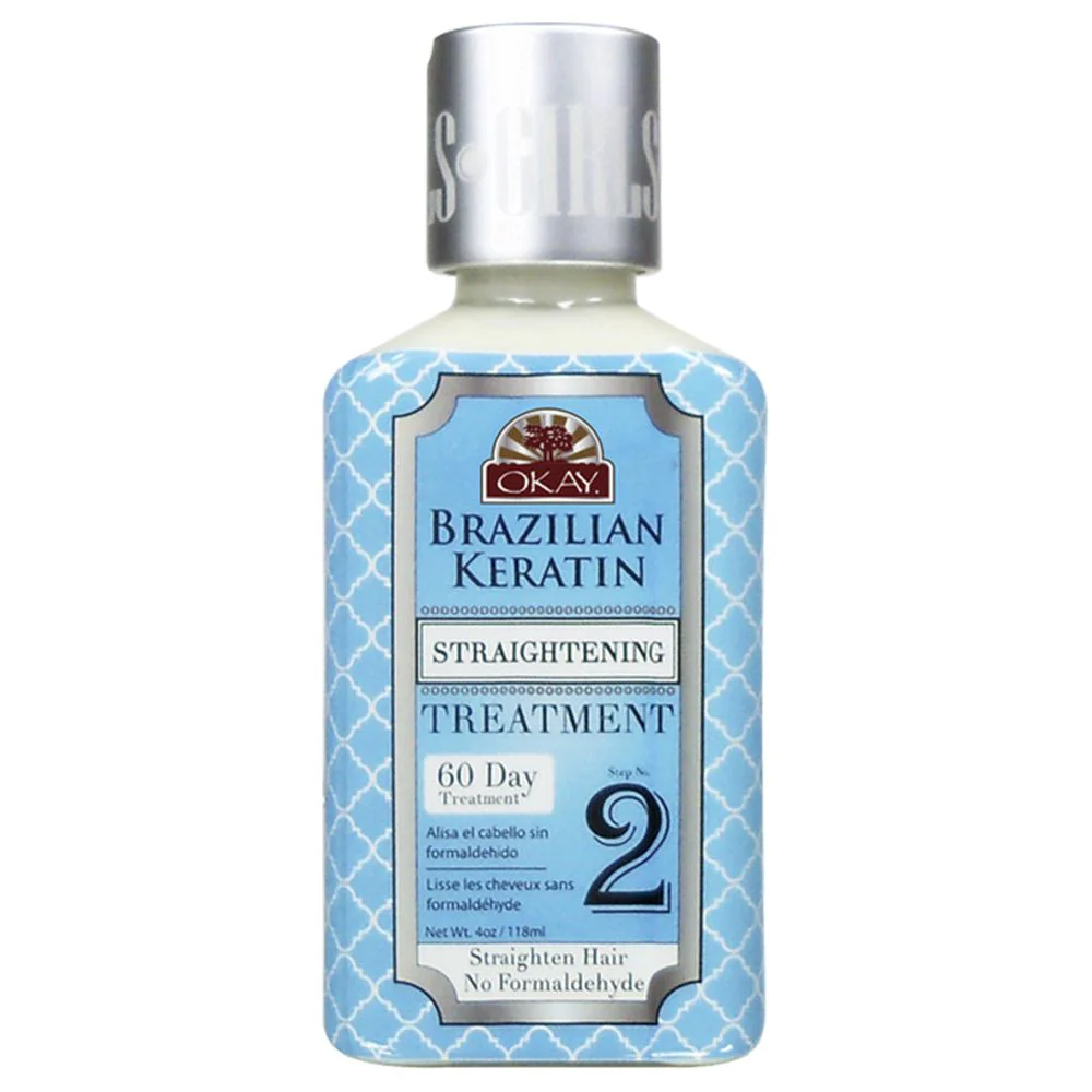 OKAY Brazilian Keratin Straightening Treatment Step 2 - 4oz