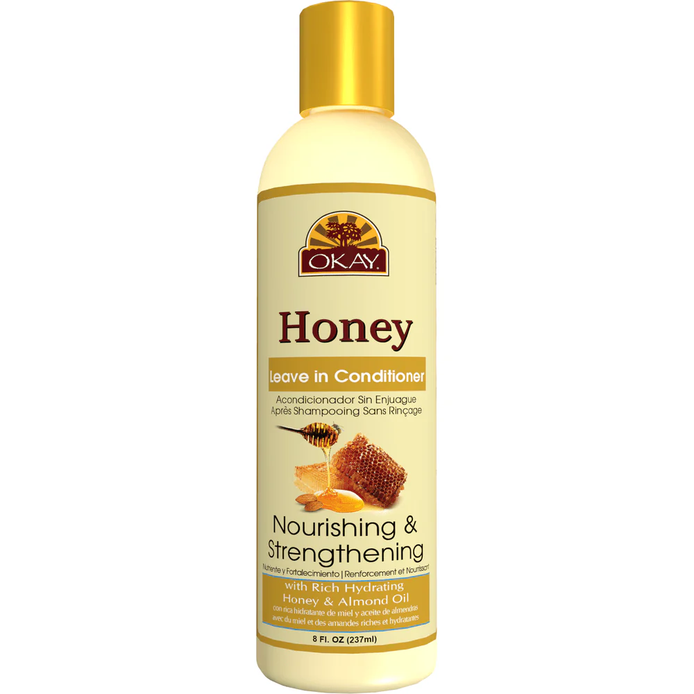 OKAY Leave-In Conditioner - Honey Nourishing and Strengthening 8oz