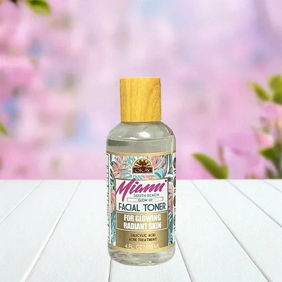 OKAY Miami South Beach Anti‑Acne Facial Toner 4 oz