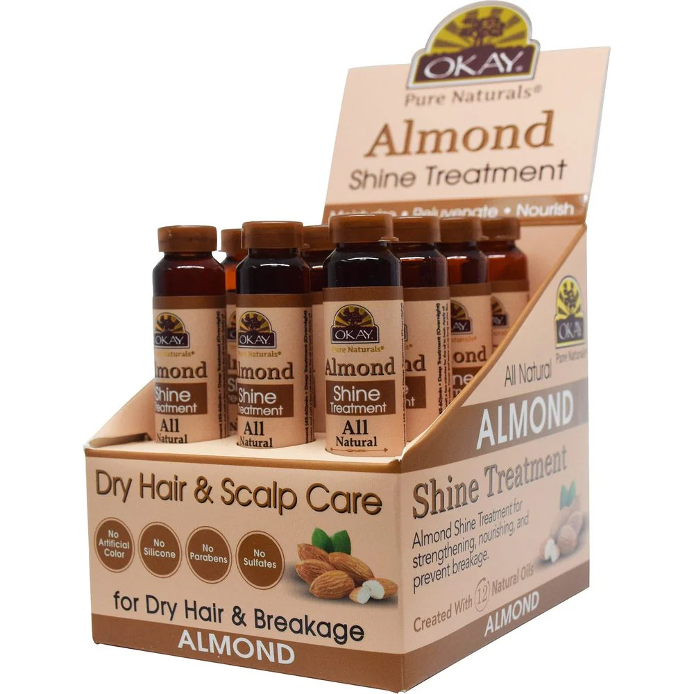 Okay Pure Naturals Almond Shine Treatment 0.6 oz