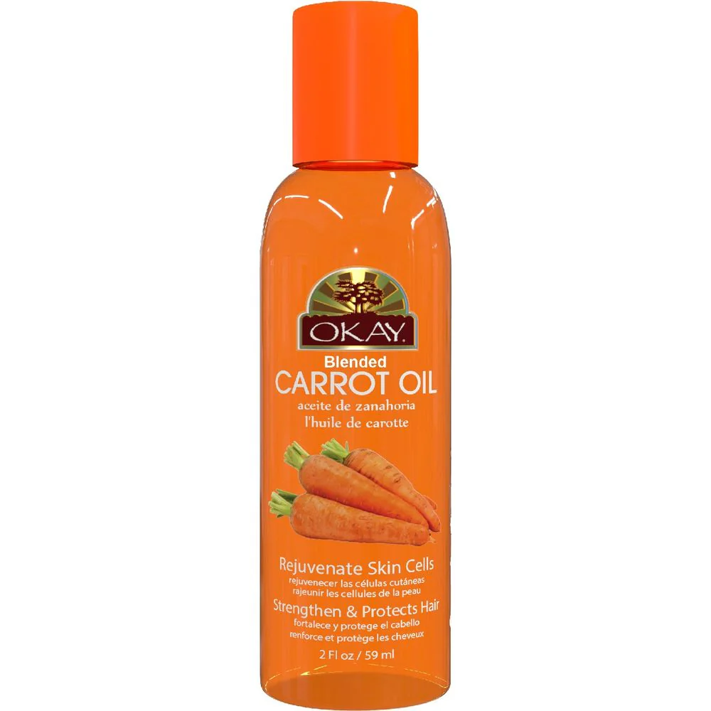 OKAY Pure Naturals Carrot Blended Oil - Hair, Skin & Nail 2oz