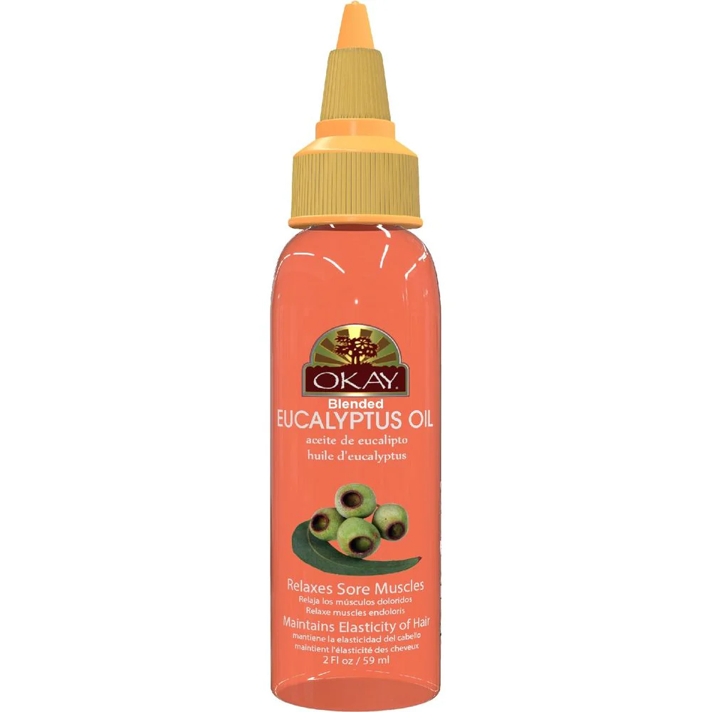 OKAY Pure Naturals Eucalyptus Blended Oil for Hair and Skin 2oz
